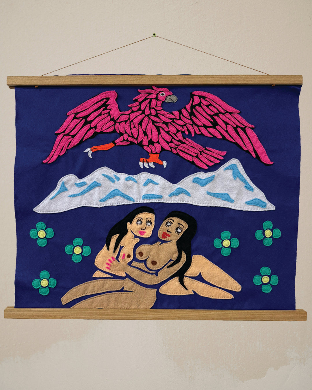 Amor en Amacuilecatl Felt Fabric