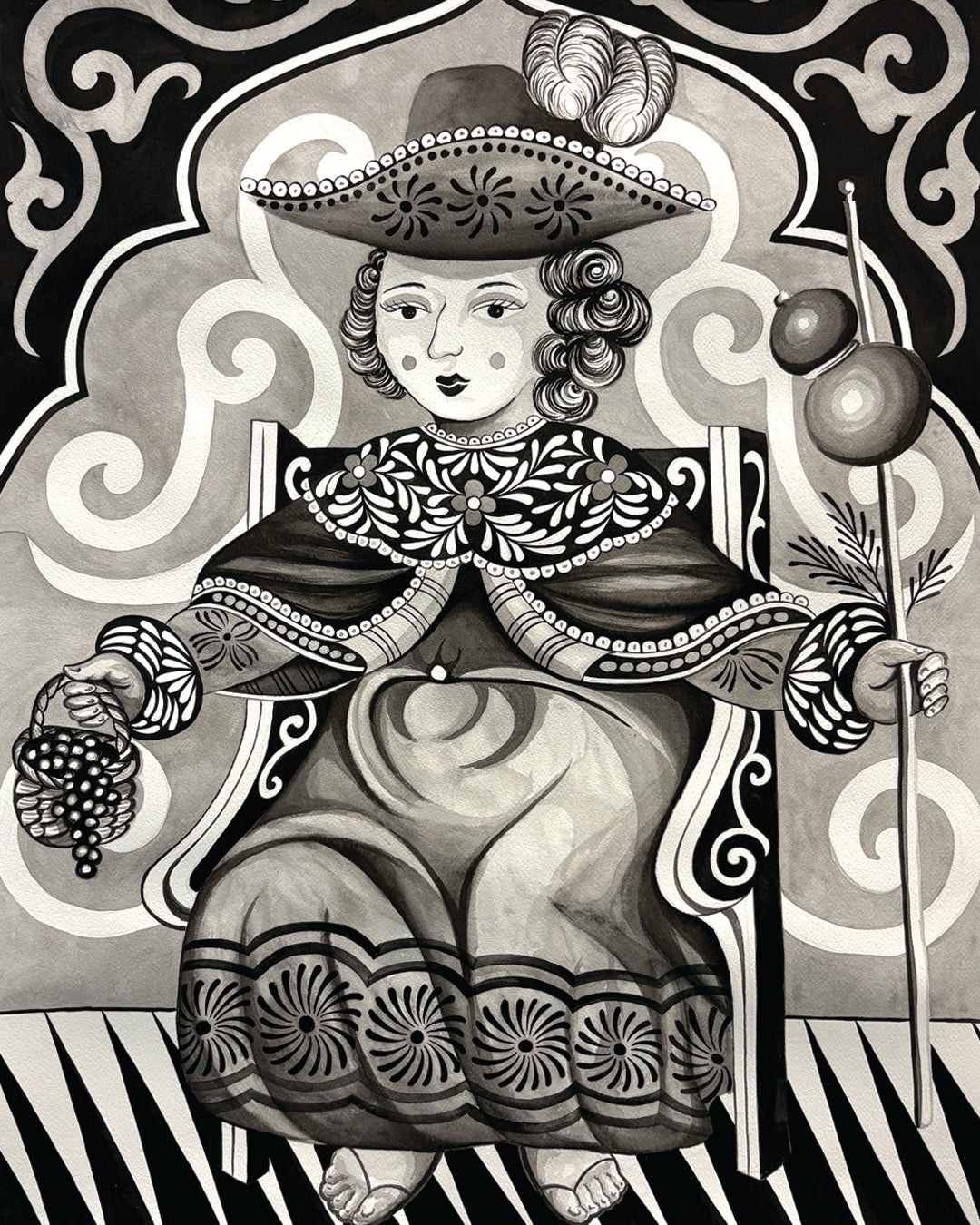 Santo Niño de Atocha Original Drawing